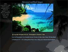 Tablet Screenshot of hawaiianphotos.net